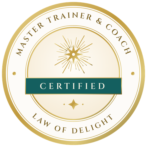 The Law of Delight Certified Master badge