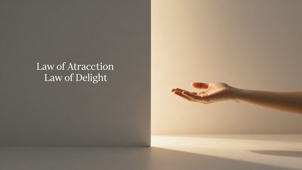 Law of Attraction vs. The Law of Delight: Which One Actually Delivers