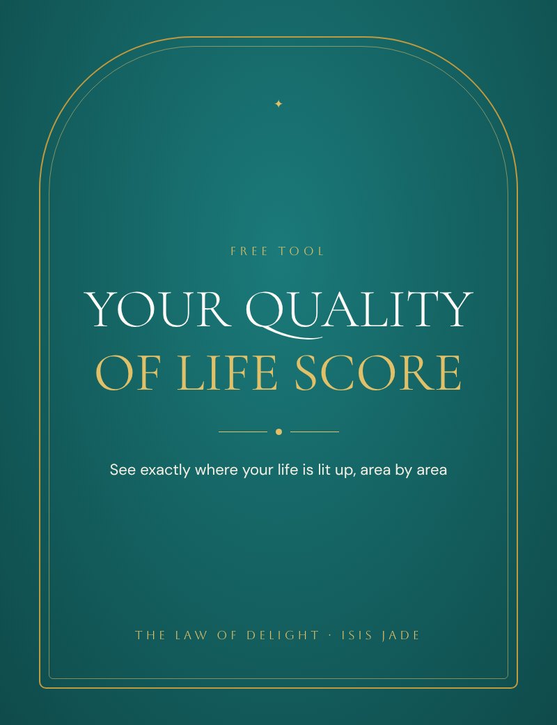 Your Quality of Life Score
